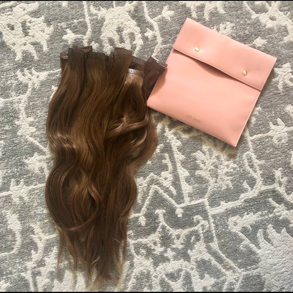 Barefoot blonde Classic CHESTNUT hair extensions
